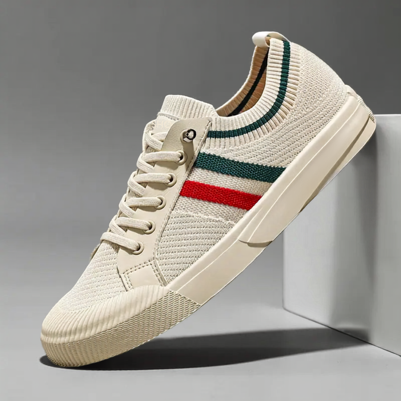 Men's Knit Stripe Trainers