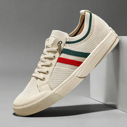Men's Knit Stripe Trainers