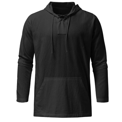 Men's Long Sleeve Hooded Pullover