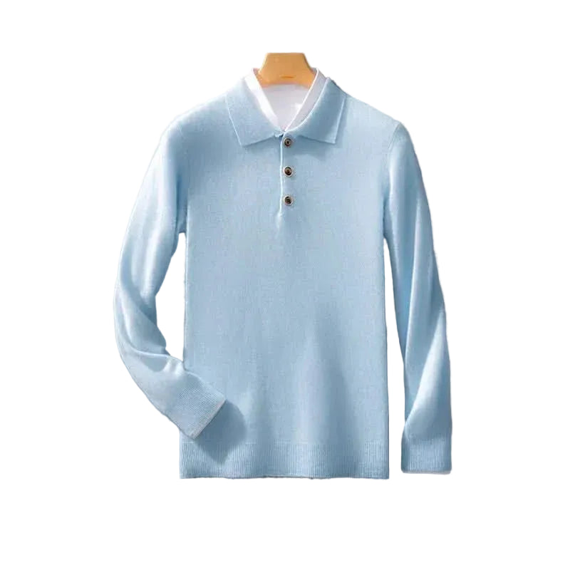 Men's Long Sleeve Polo Shirt