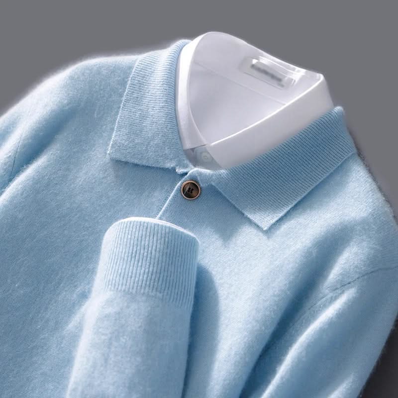 Men's Long Sleeve Polo Shirt