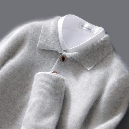 Men's Long Sleeve Polo Shirt