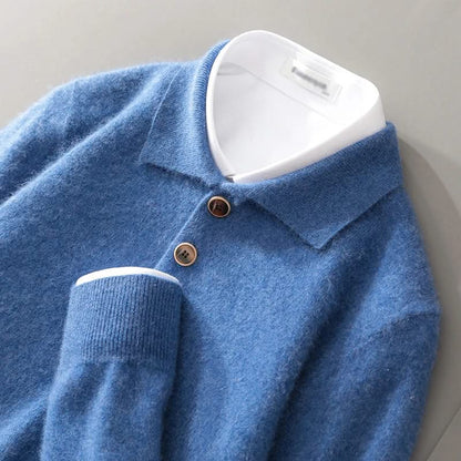 Men's Long Sleeve Polo Shirt