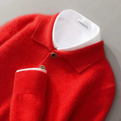 Men's Long Sleeve Polo Shirt