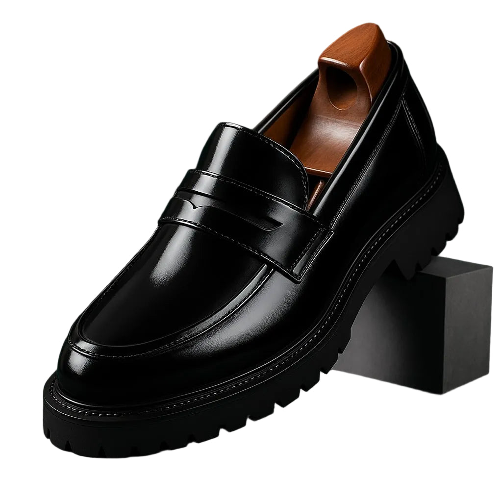 Men's Lug Sole Penny Loafers