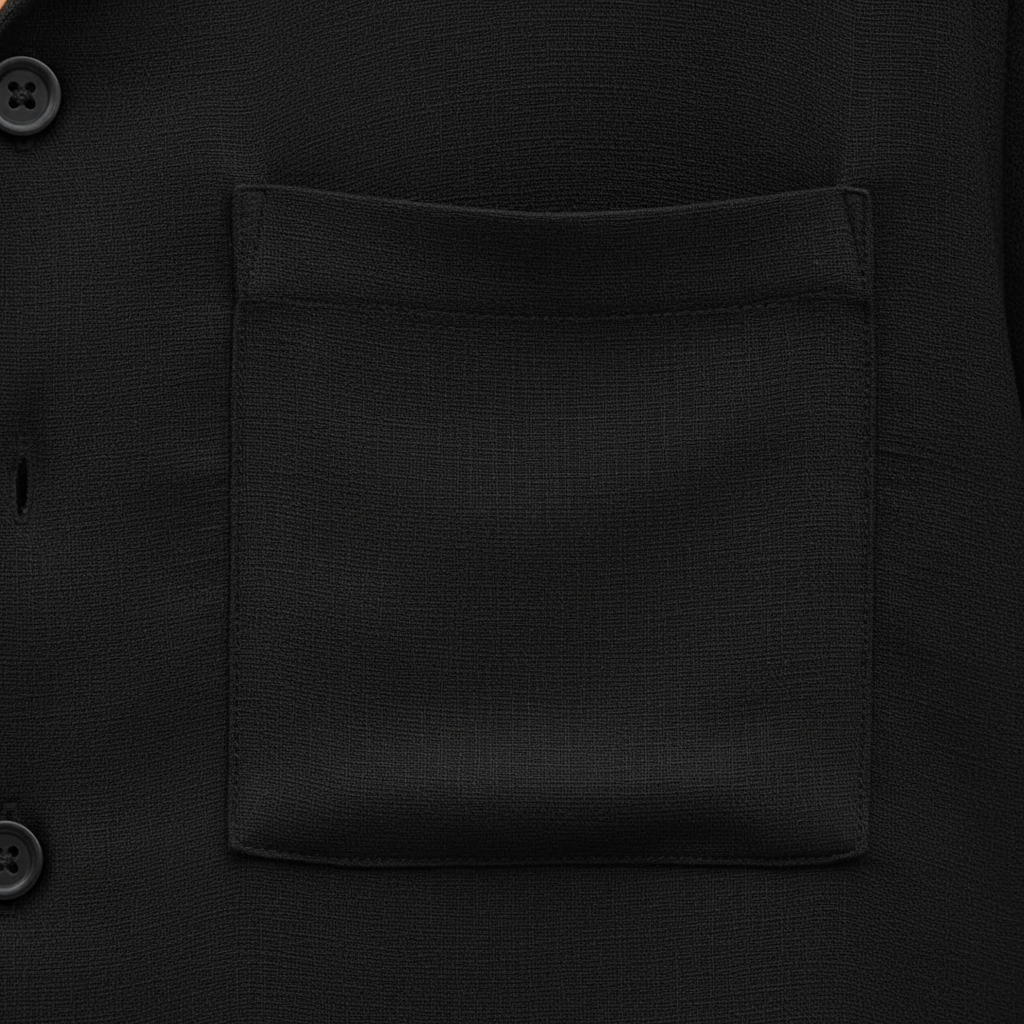 Men's Open Collar Button Set