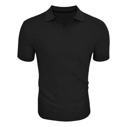 Men's Open Collar Polo Shirt