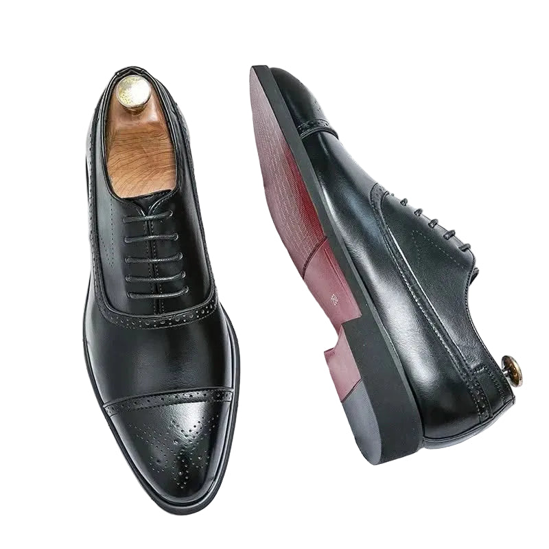 Men's Panel Detail Lace-Up Shoes