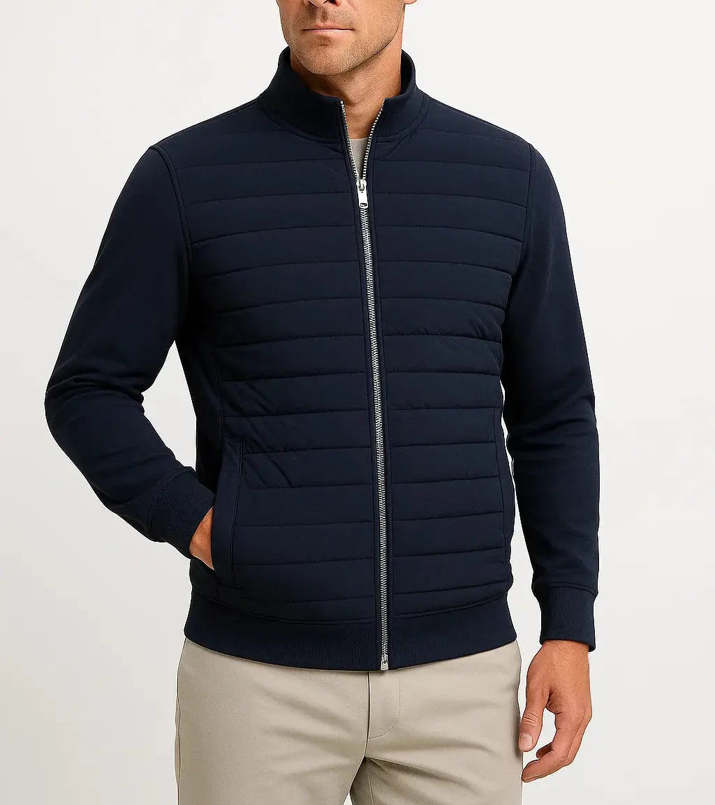 Men's Panel Front Zip Jacket