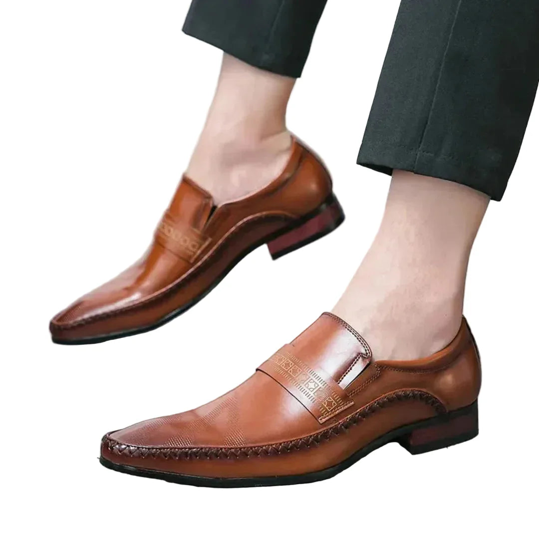 Men's Pattern Panel Loafers