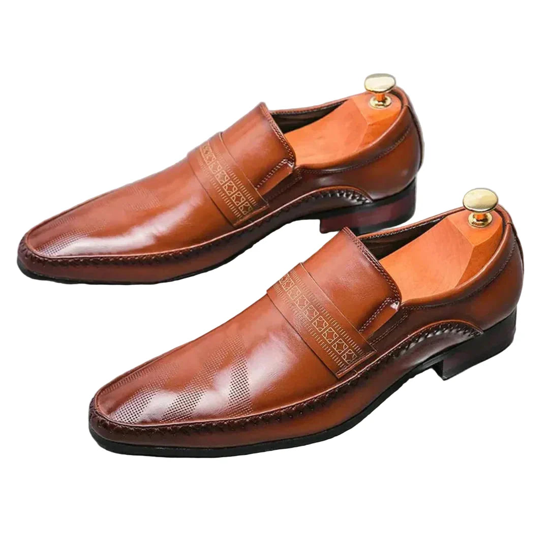Men's Pattern Panel Loafers