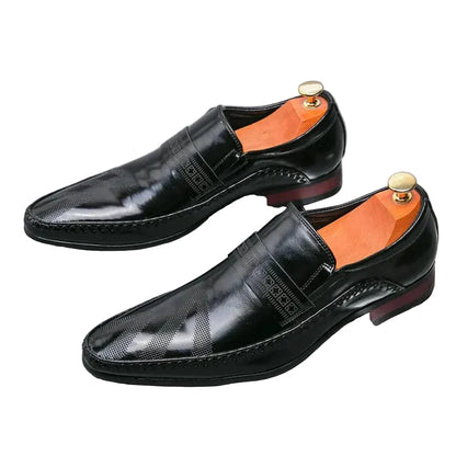 Men's Pattern Panel Loafers