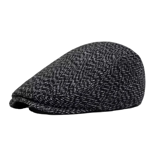 Men's Patterned Flat Cap