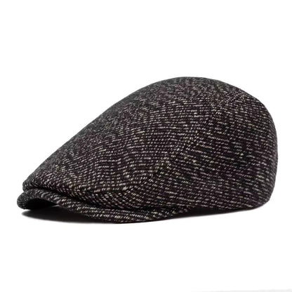 Men's Patterned Flat Cap