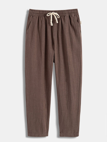 Men's Patterned Shirt and Trousers Set
