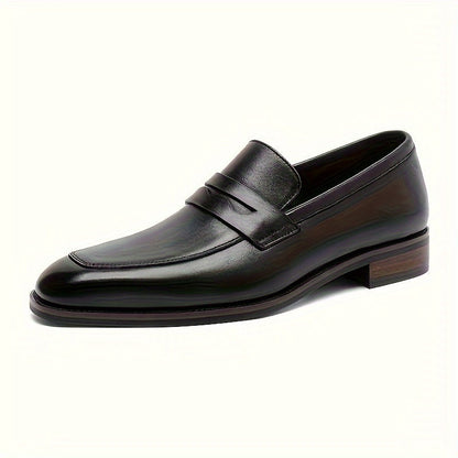 Men's Penny Elongated Toe Loafers