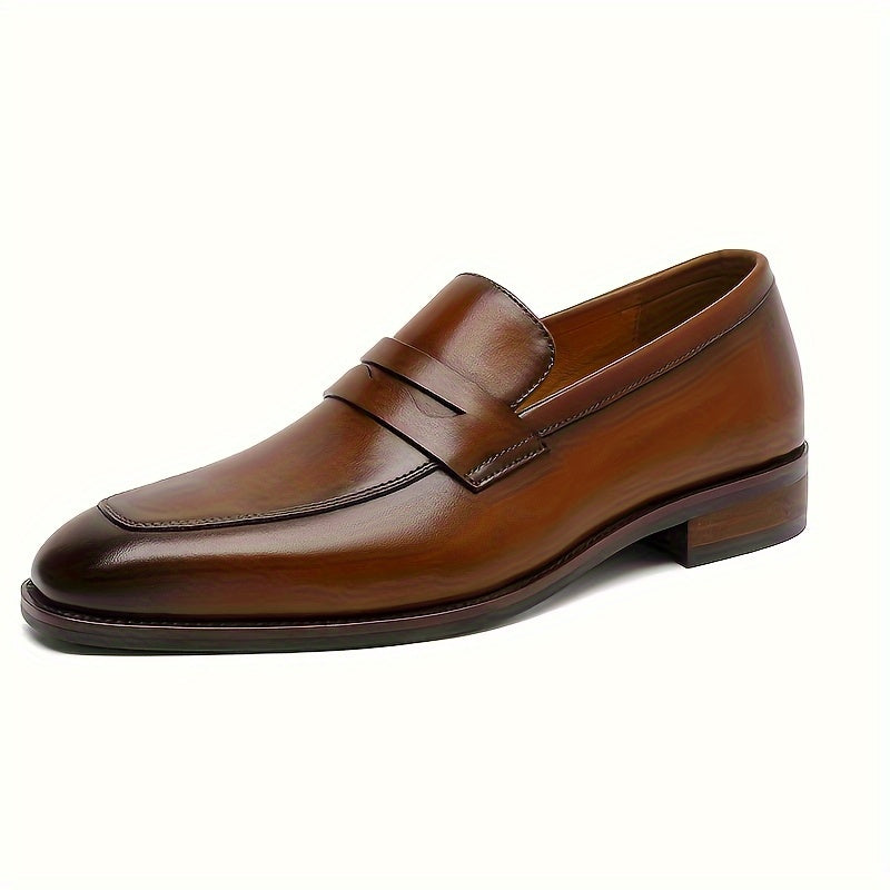 Men's Penny Elongated Toe Loafers