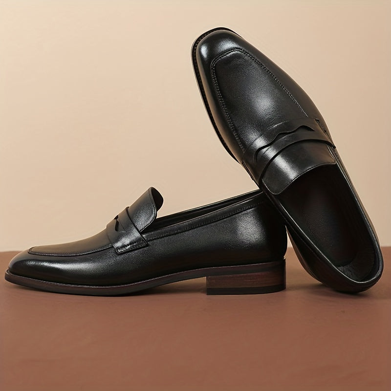 Men's Penny Elongated Toe Loafers