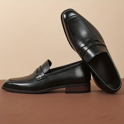 Men's Penny Elongated Toe Loafers