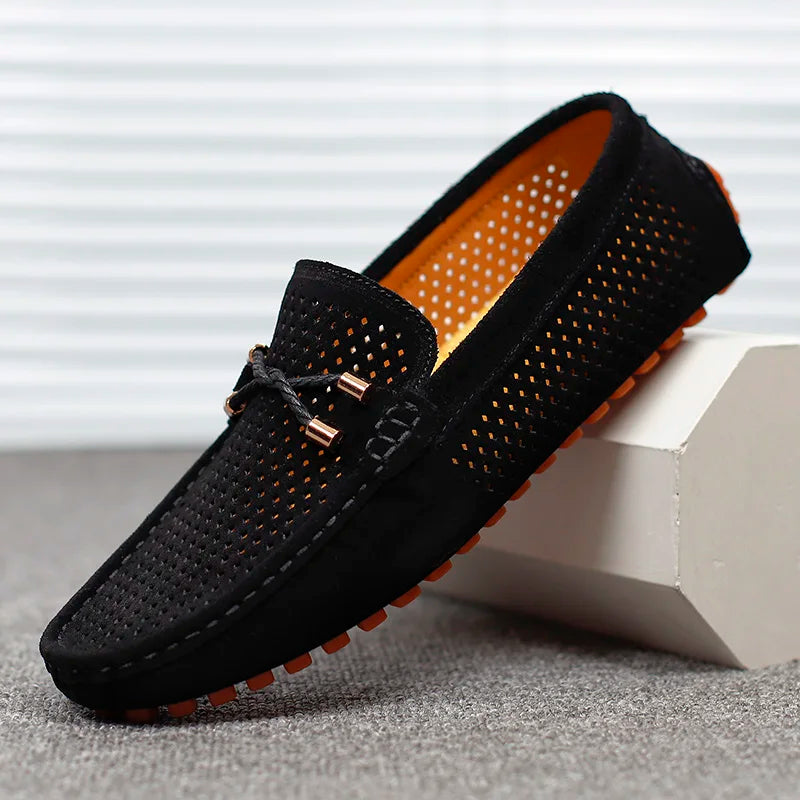 Men's Perforated Driving Loafers