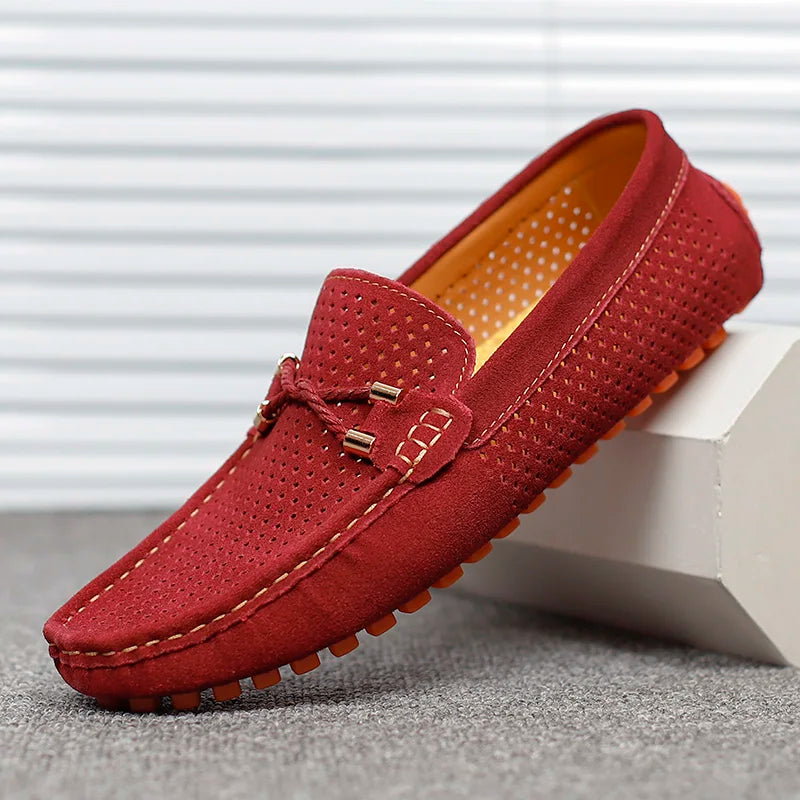Men's Perforated Driving Loafers