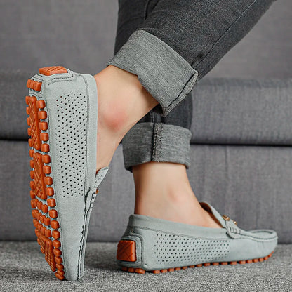 Men's Perforated Driving Loafers