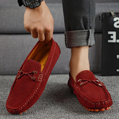 Men's Perforated Driving Loafers