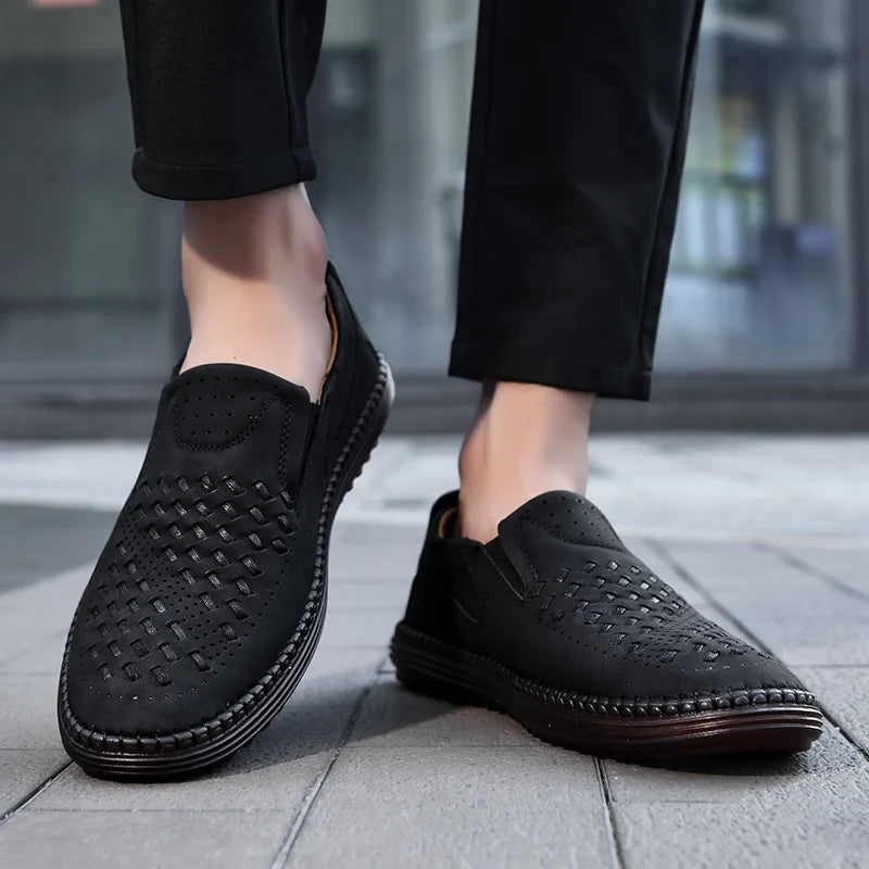 Men's Perforated Loafers