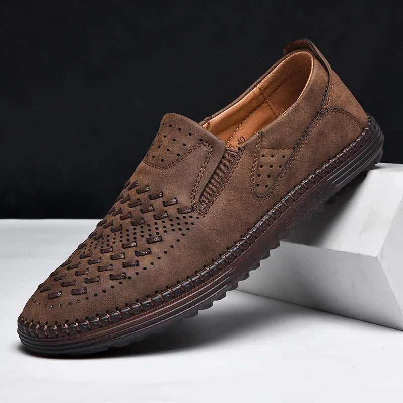 Men's Perforated Loafers