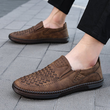 Men's Perforated Loafers