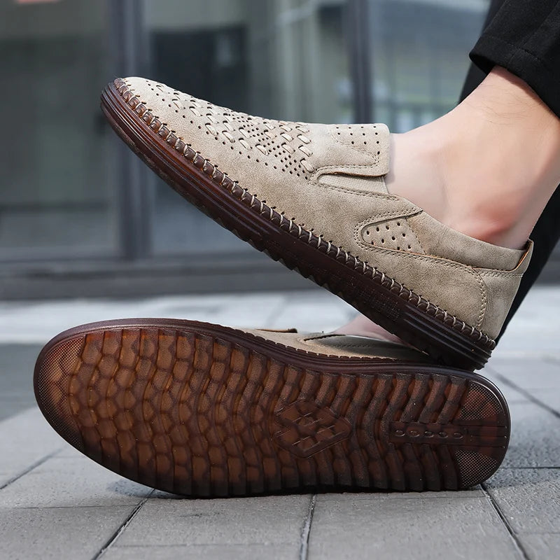 Men's Perforated Loafers