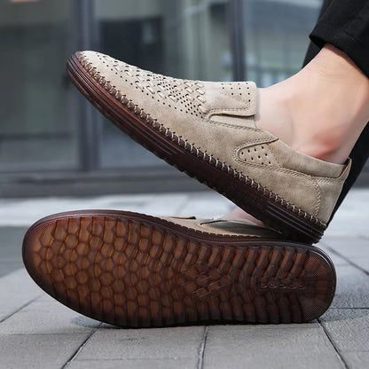 Men's Perforated Loafers