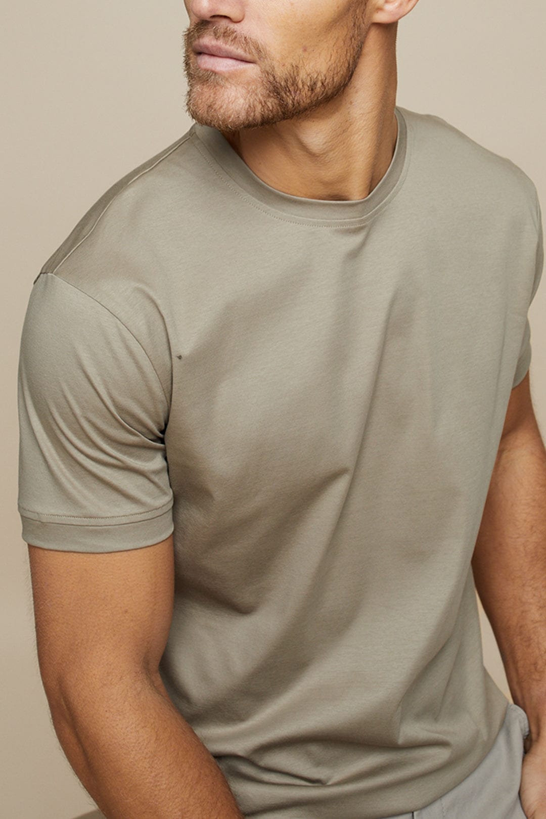 Men's Plain Crew Neck T-Shirt