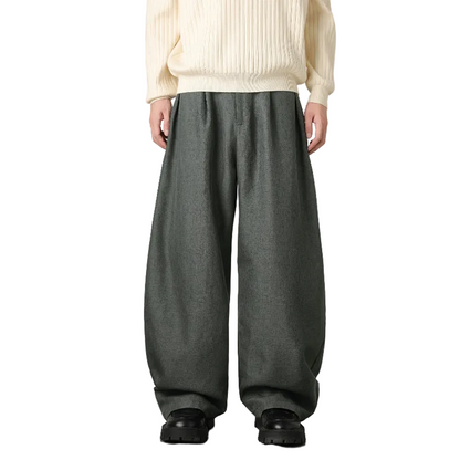 Men's Pleat Detail Trousers