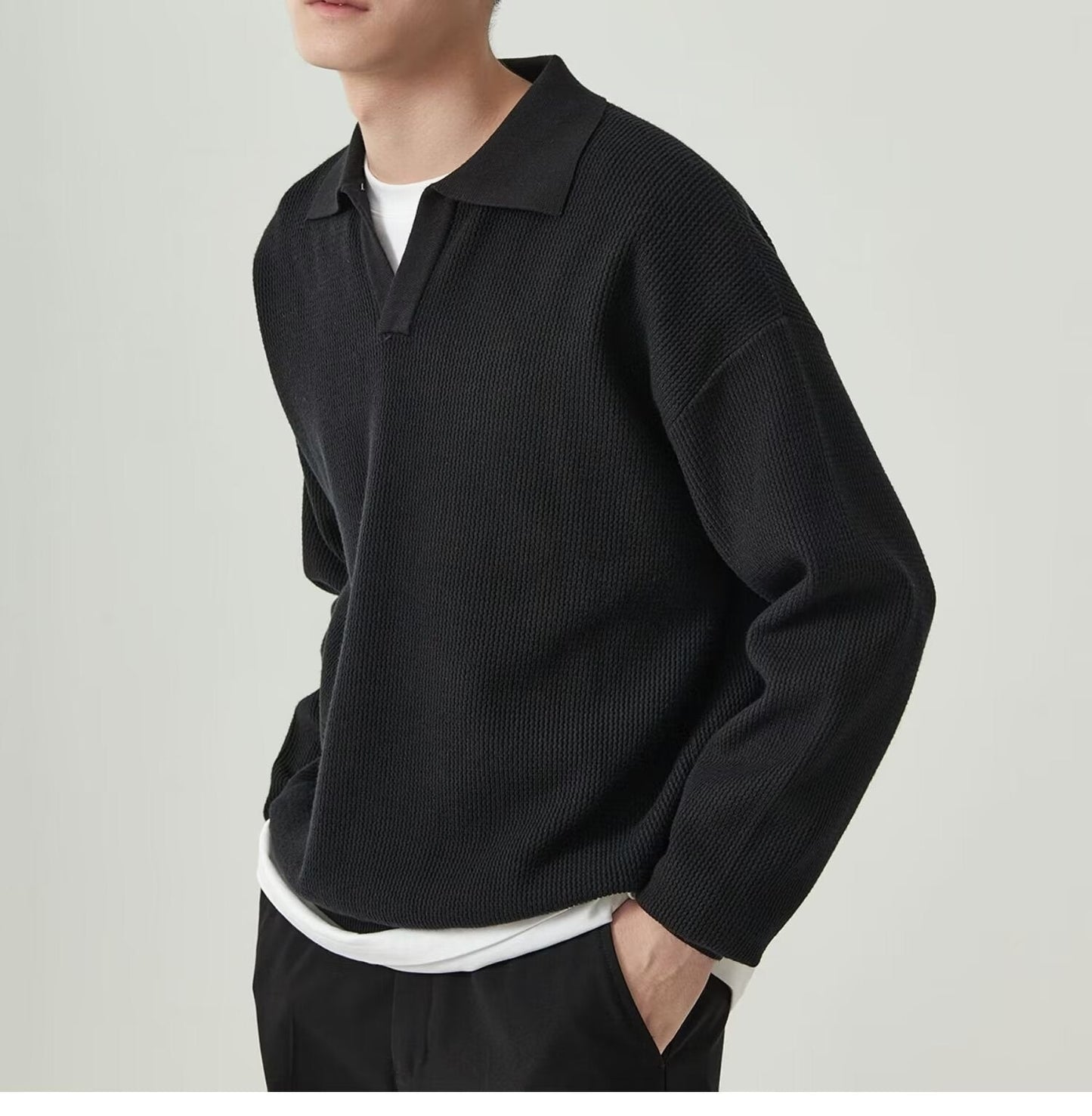 Men's Polo Sweater