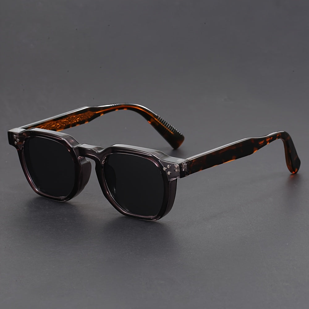 Men's Polygonal Frame Sunglasses