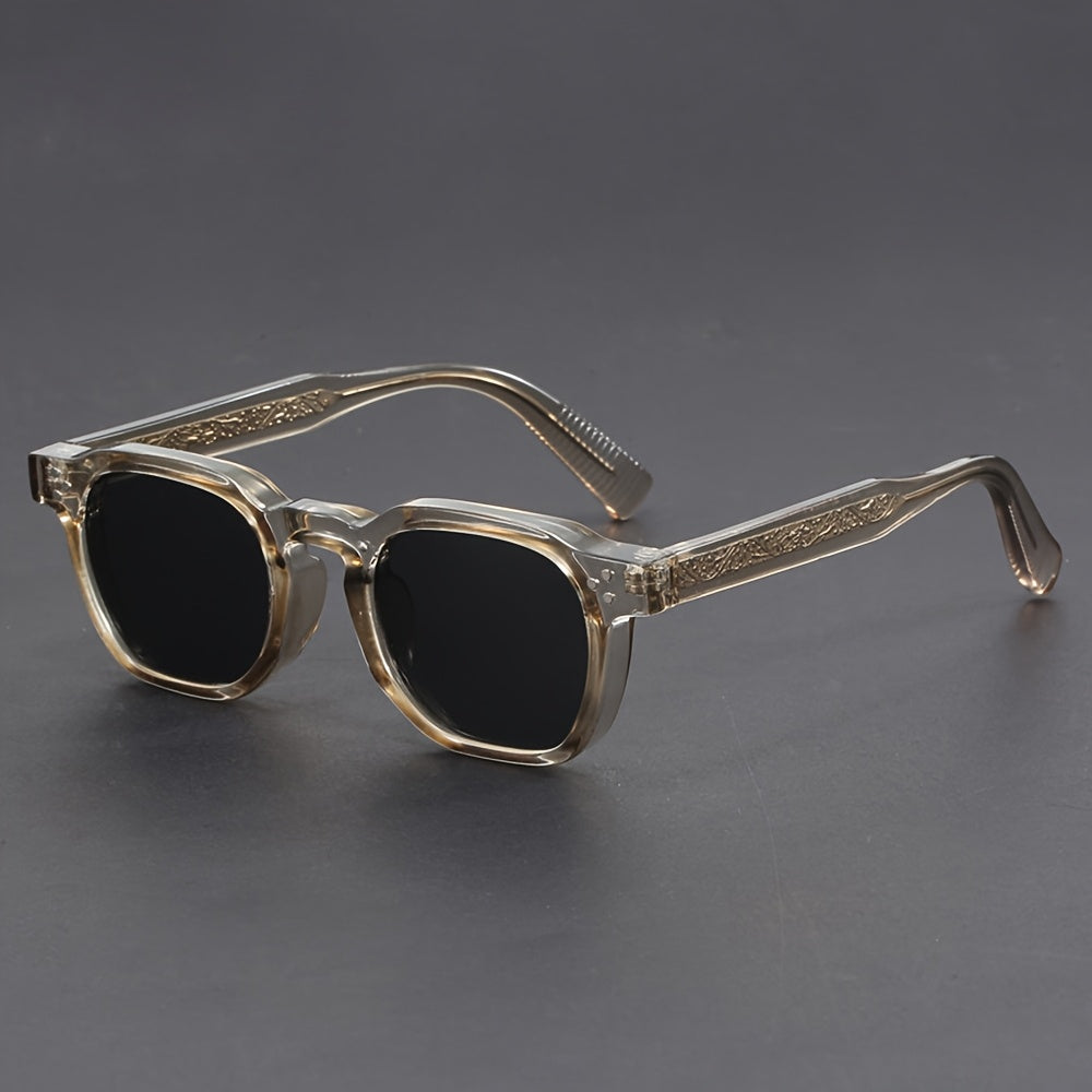 Men's Polygonal Frame Sunglasses