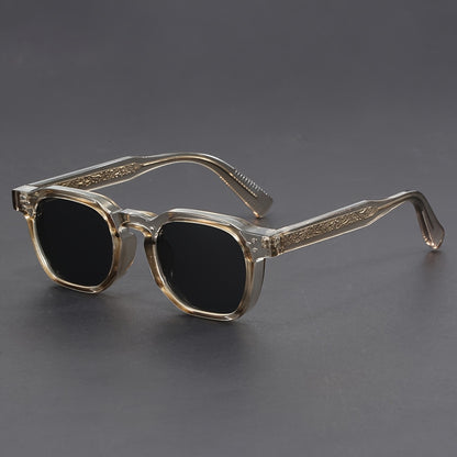 Men's Polygonal Frame Sunglasses
