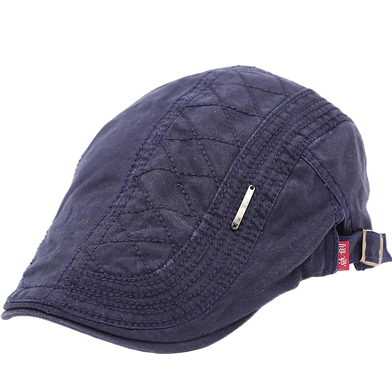 Men's Quilted Flat Cap