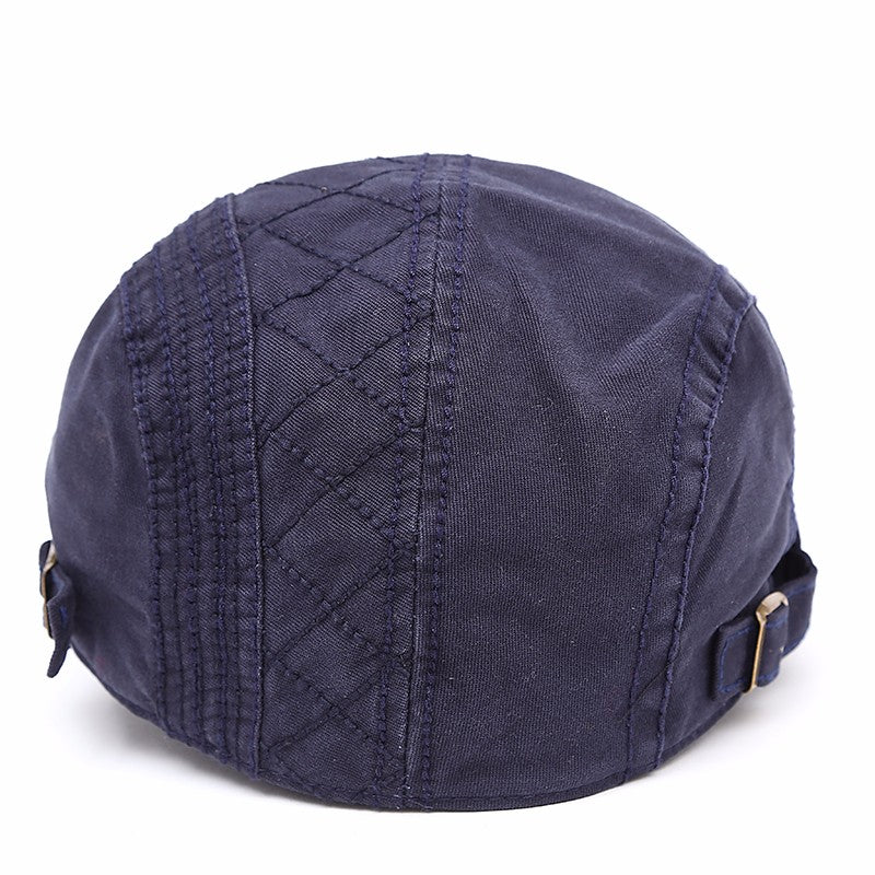 Men's Quilted Flat Cap