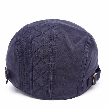 Men's Quilted Flat Cap