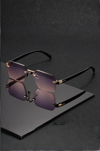 Men's Rectangular Bridge Sunglasses