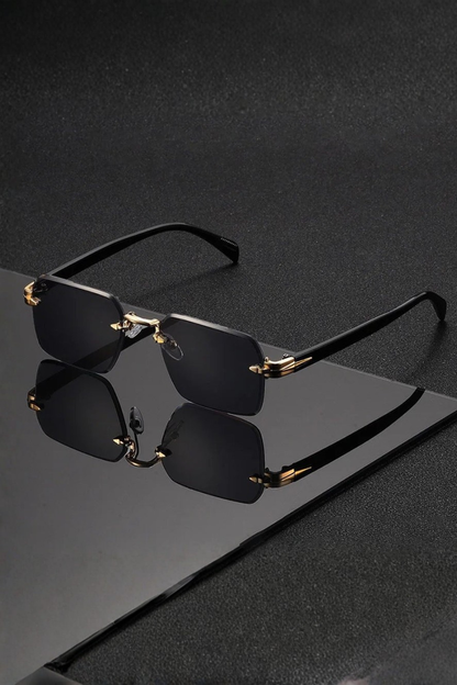 Men's Rectangular Bridge Sunglasses