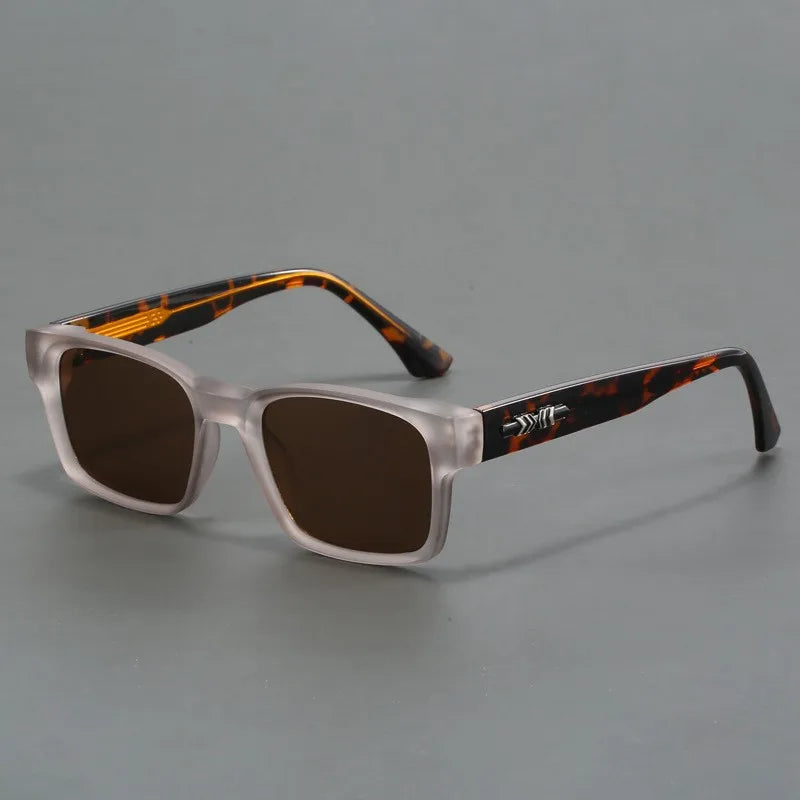 Men's Rectangular Frame Sunglasses
