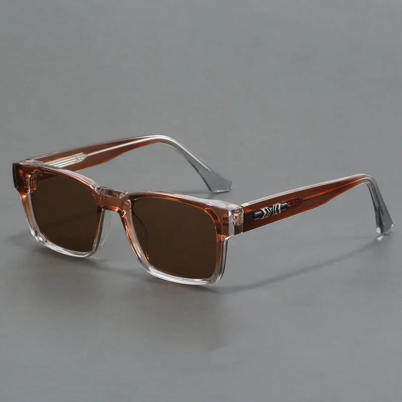 Men's Rectangular Frame Sunglasses