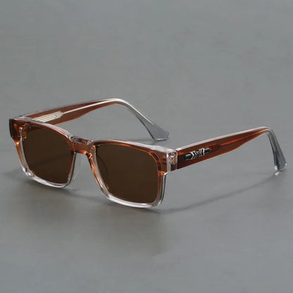 Men's Rectangular Frame Sunglasses