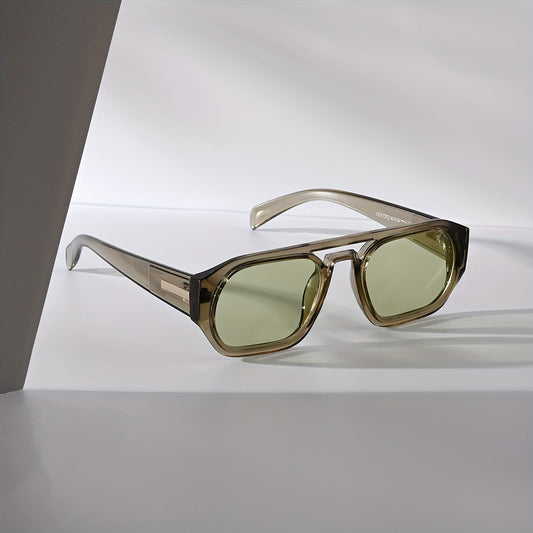 Men's Rectangular Lenses Sunglasses