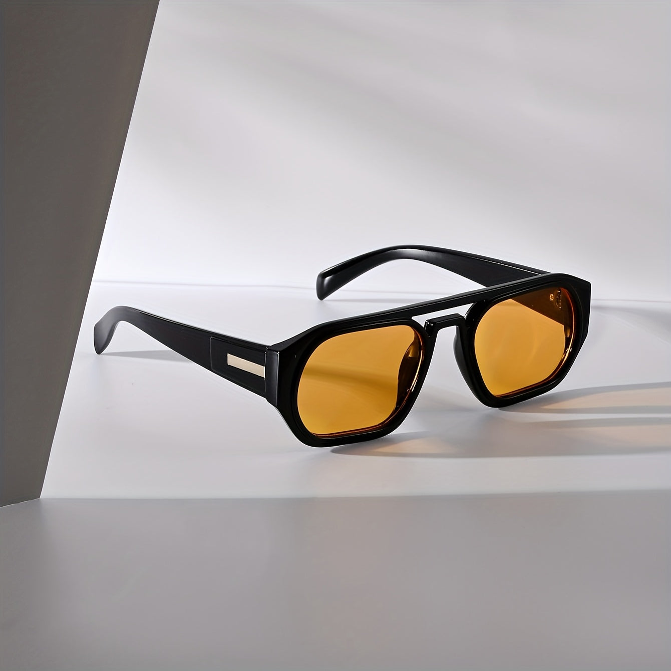 Men's Rectangular Lenses Sunglasses