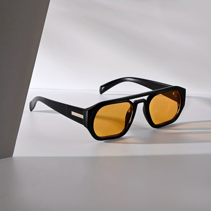 Men's Rectangular Lenses Sunglasses