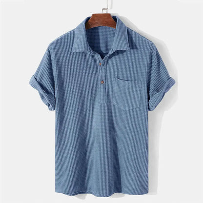 Men's Ribbed Polo Shirt